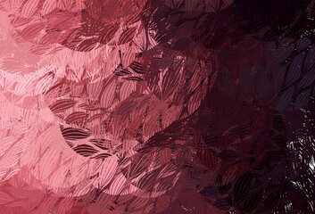 Dark Pink, Red vector texture with abstract forms.