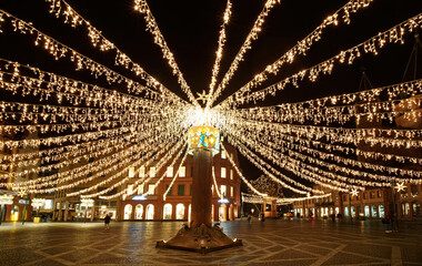 Weihnachtsbeleuchtung Domplatz Mainz