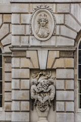 Fototapeta premium Somerset House - large neoclassical building (1776) in central London. England, UK.