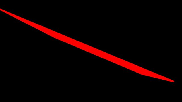 Simple Red Square Moving Rotation Animation Video