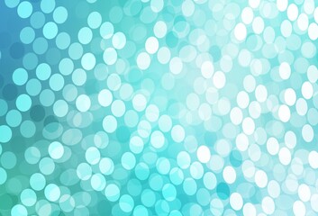 Light Green vector pattern with spheres.