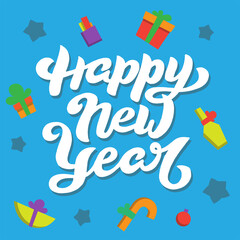 Happy New Year gift card