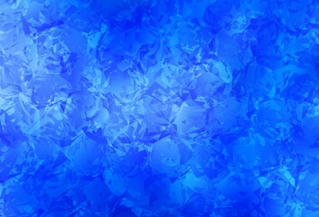 Light BLUE vector elegant template with roses, flowers.