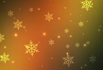 Dark Green, Yellow vector template in carnival style.