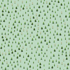 New Year Christmas elements vector pattern illustration