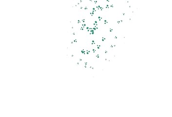 Light Green vector background with lamp shapes.