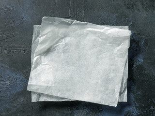 white baking paper sheets