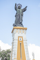 Obraz premium monument to Christ the King in Ocaña - Colombia 