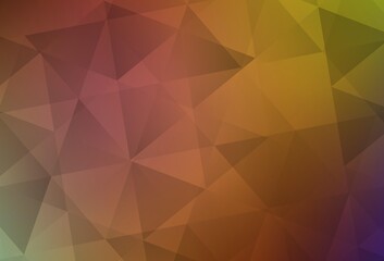 Light Multicolor vector polygon abstract backdrop.