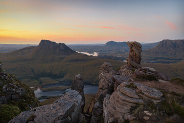 Scotish Highlands during Sunset taken in August 2020