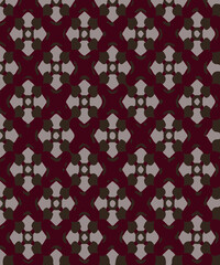 wine color lattice geometric pattern