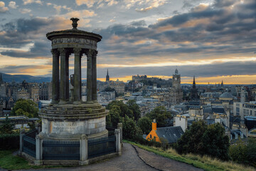 Carlton Hill overlooking Edinburgh taken in August 2020