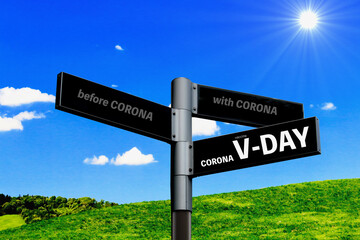 COVID-19 V day（Vaccine day）