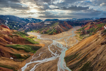 Highlands in Southern Iceland taken in August 2020