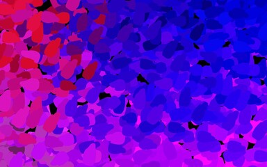 Dark Purple, Pink vector backdrop with memphis shapes.