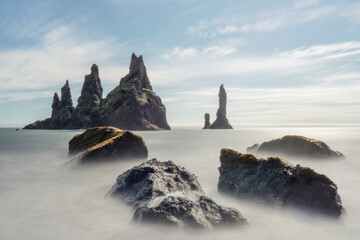 Reynisdrangar in Southern Iceland taken in August 2020 © Lukas