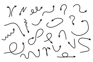 Arrows big black set icons. Arrow icon. Arrows for web design, mobile apps, interface and more. stock vector.