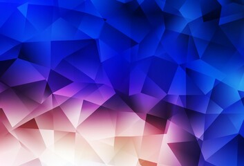 Light Blue, Yellow vector abstract polygonal background.