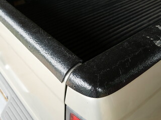 closeup of truck liner texture background.