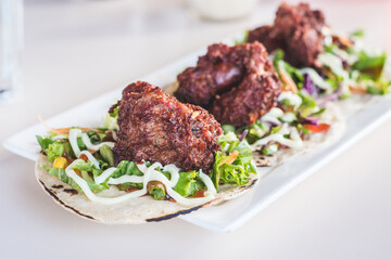 Chorizo ​​tacos Latin American dish