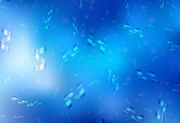 Light BLUE vector layout in New Year style.