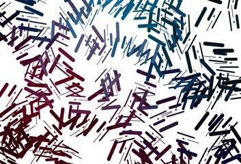 Dark green, yellow vector template with repeated sticks.