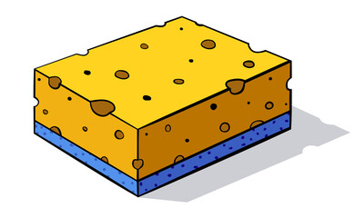 Cartoon Scouring Pads Sponge  