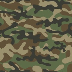Fototapeta premium seamless camouflage pattern green