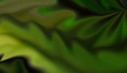 Abstract blurry green plant background.