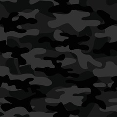 Camouflage background. Seamless pattern vector.