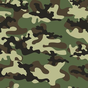seamless military pattern