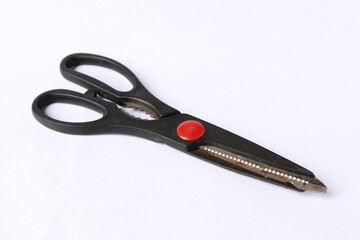 scissor object with isolated background photo