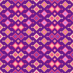 Kilim Bohemian Seamless Pattern