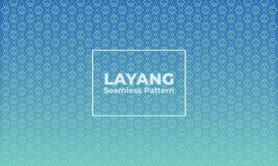 Layang Vector Seamless Wallpaper Pattern with Modern Stylish Texture. Vector Wallpaper Illustration EPS 10 File.