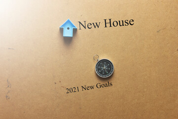 House loan and mortgage conceptual photo.
