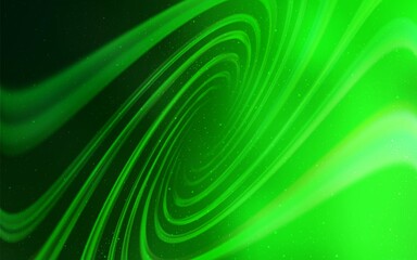 Light Green vector background with galaxy stars.