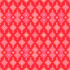 Kilim Bohemian Seamless Pattern