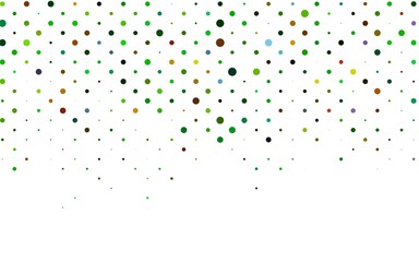 Light Multicolor, Rainbow vector layout with circle shapes. Illustration with set of shining colorful abstract circles. Design for posters, banners.