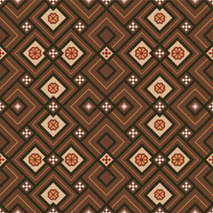 Kilim Bohemian Seamless Pattern