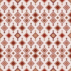 Kilim Bohemian Seamless Pattern