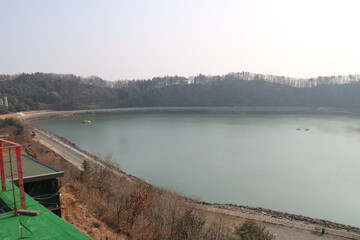 Fototapeta premium lake in the morning