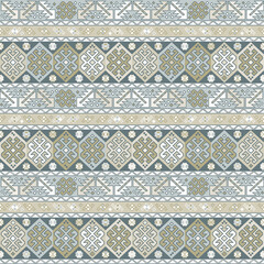 Kilim Bohemian Seamless Pattern