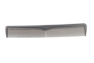 Black barber comb isolated
