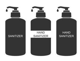 Hand sanitizer in three models