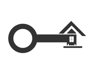 Lock with the tip of the teeth in the form of a house