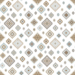 Kilim Bohemian Seamless Pattern