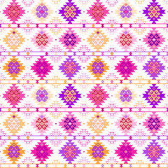 Kilim Bohemian Seamless Pattern