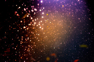 Abstract colorful bokeh defocus glitter blur