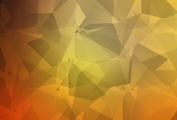 Light Orange vector pattern with random polygonals.