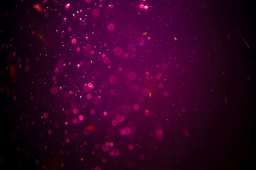 Abstract pink defocus bokeh glitter